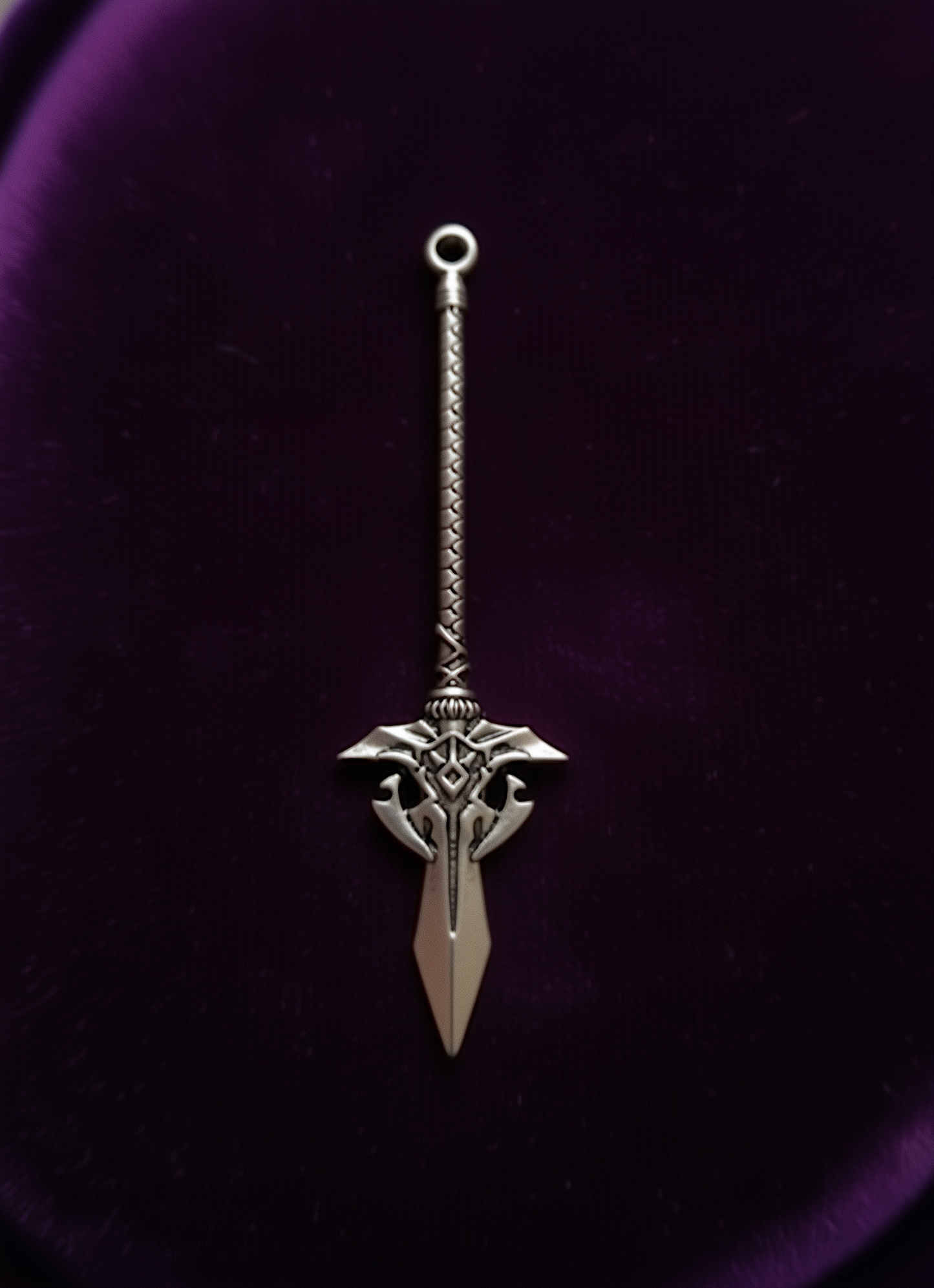 Gothic Dark Purple Satin Tie – Limited Edition