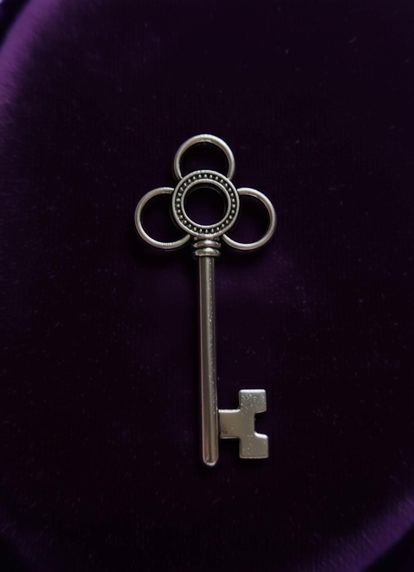 Gothic Dark Purple Satin Tie – Limited Edition