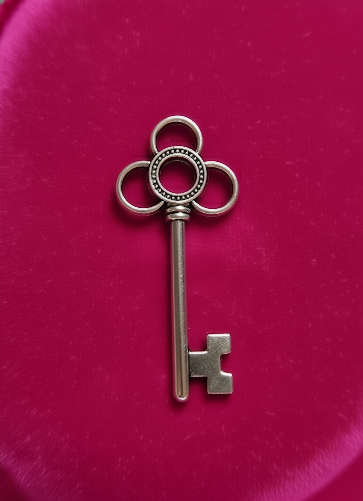 Gothic Hot Dark Pink Satin Tie – Limited Edition