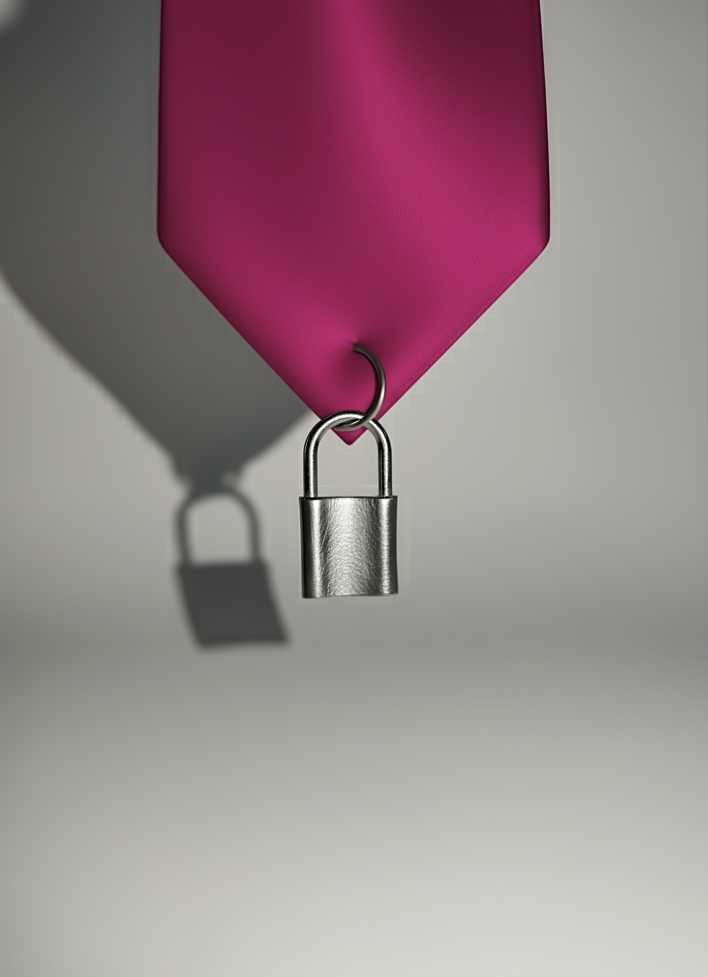 Gothic Hot Dark Pink Satin Tie – Limited Edition