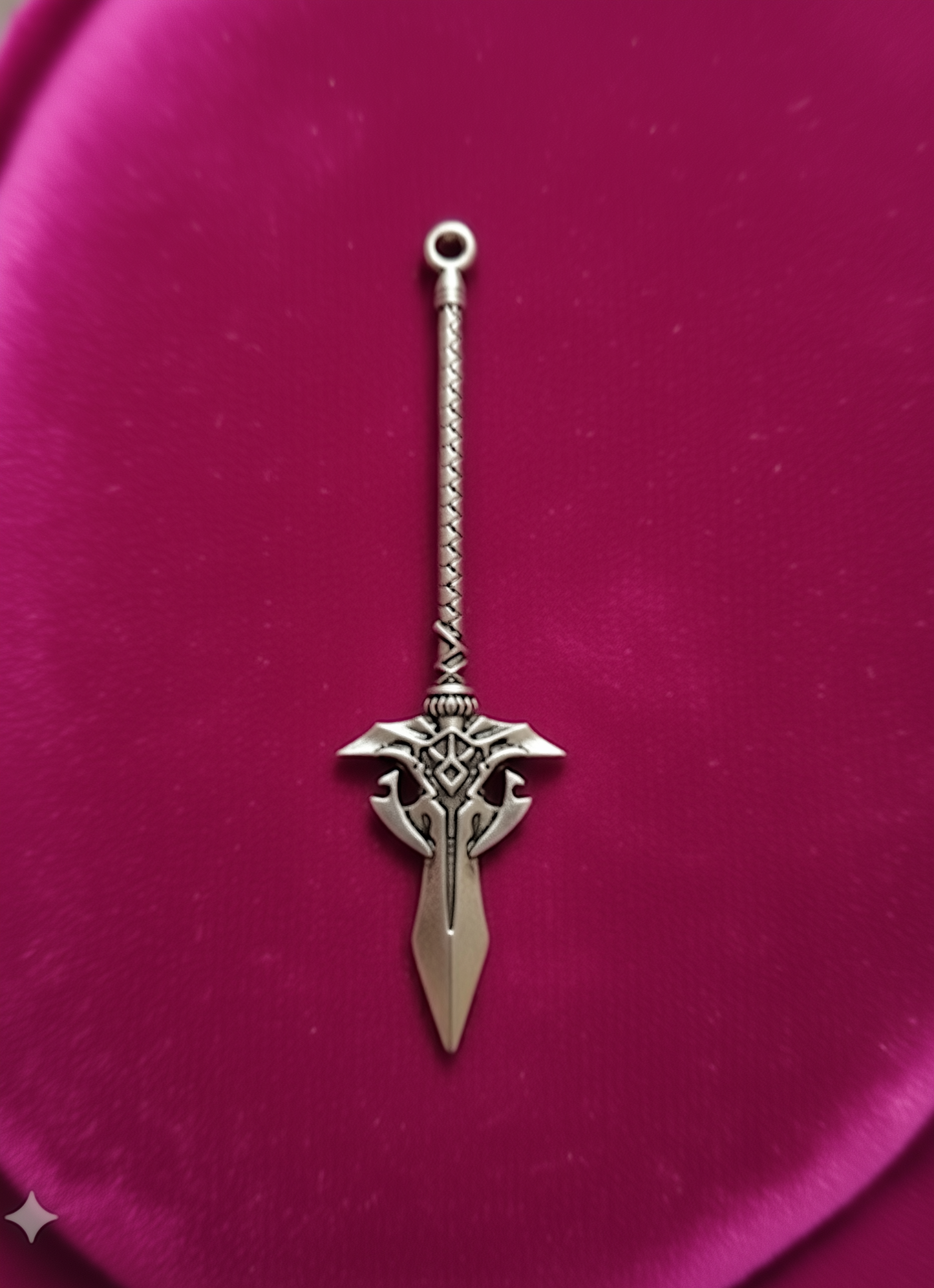 Gothic Hot Dark Pink Satin Tie – Limited Edition