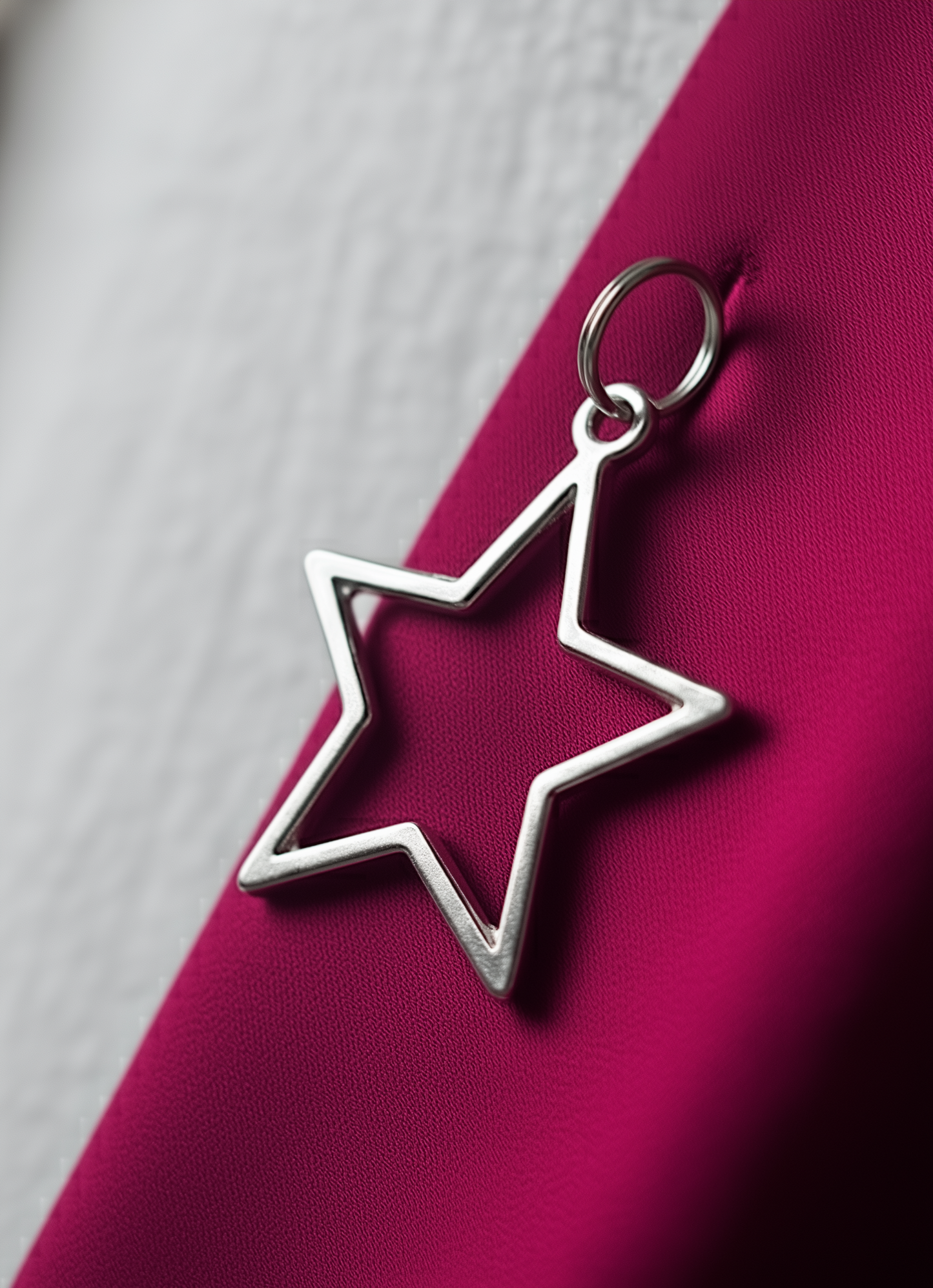 Gothic Hot Dark Pink Satin Tie – Limited Edition