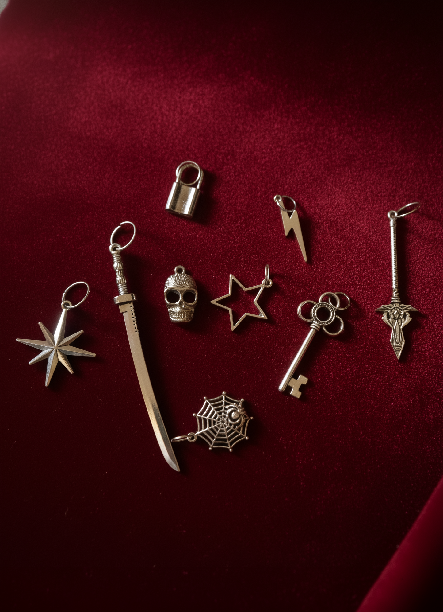 Gothic Burgundy Satin Tie – Limited Edition