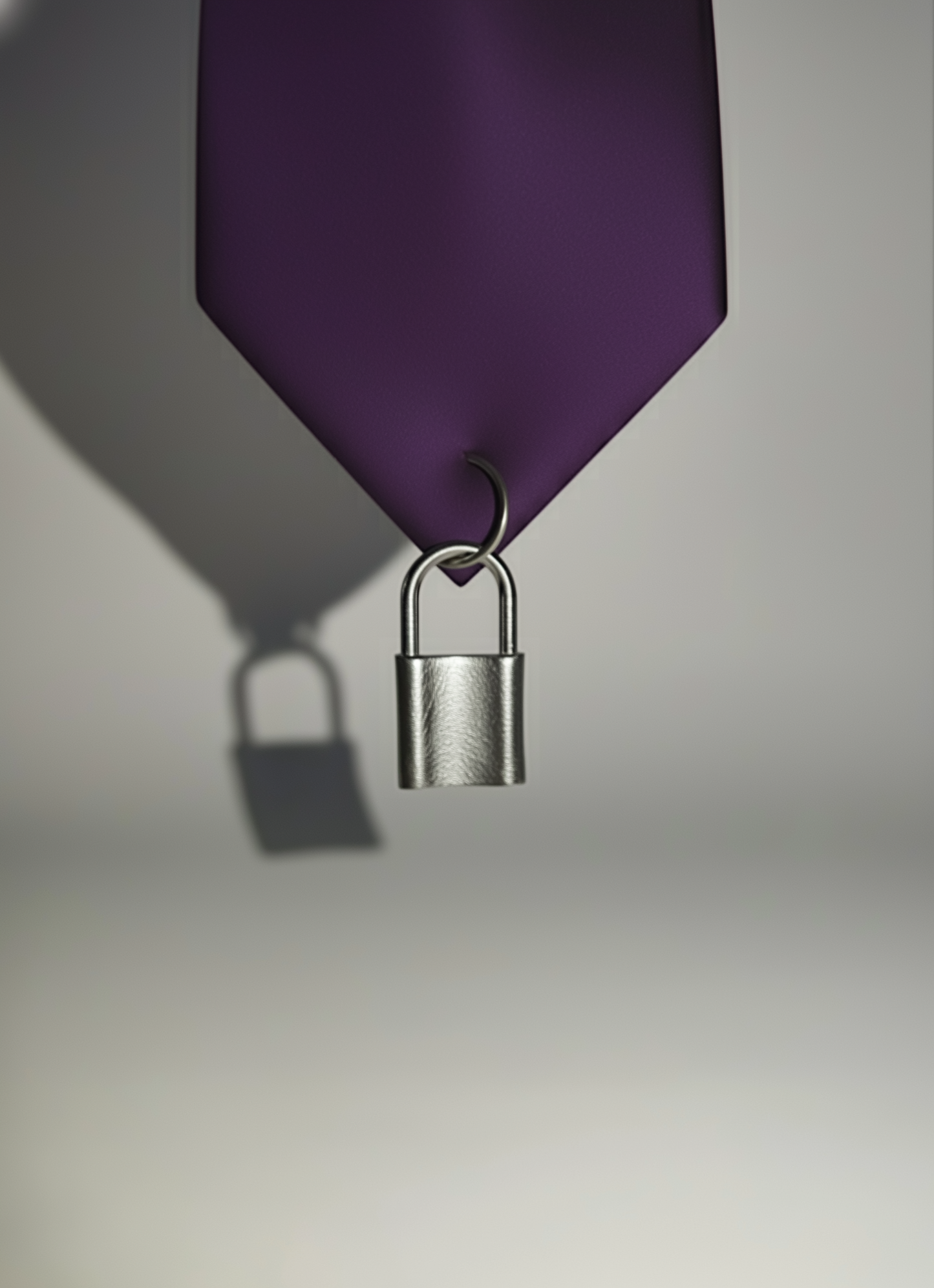 Gothic Dark Purple Satin Tie – Limited Edition