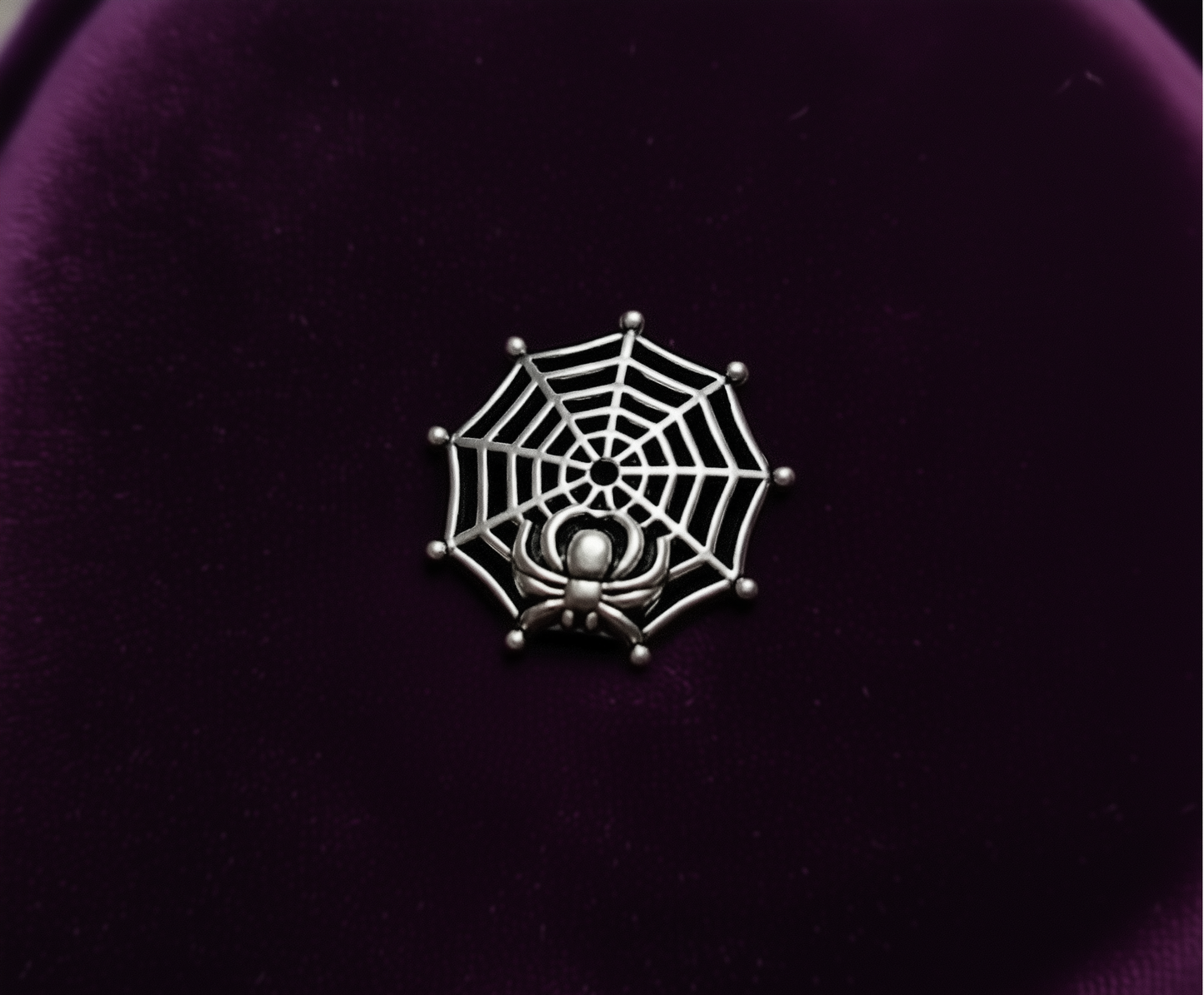 Gothic Dark Purple Satin Tie – Limited Edition