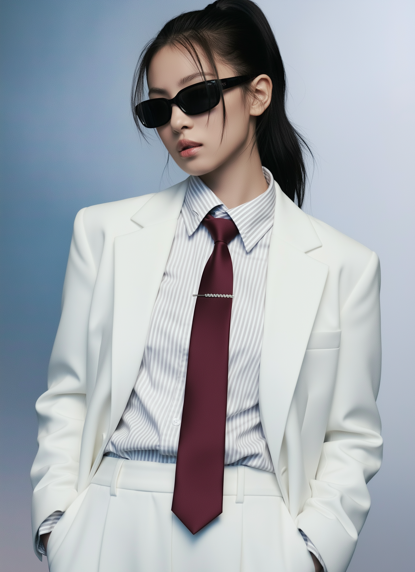 Burgundy Luxury Satin Tie – Limited Edition