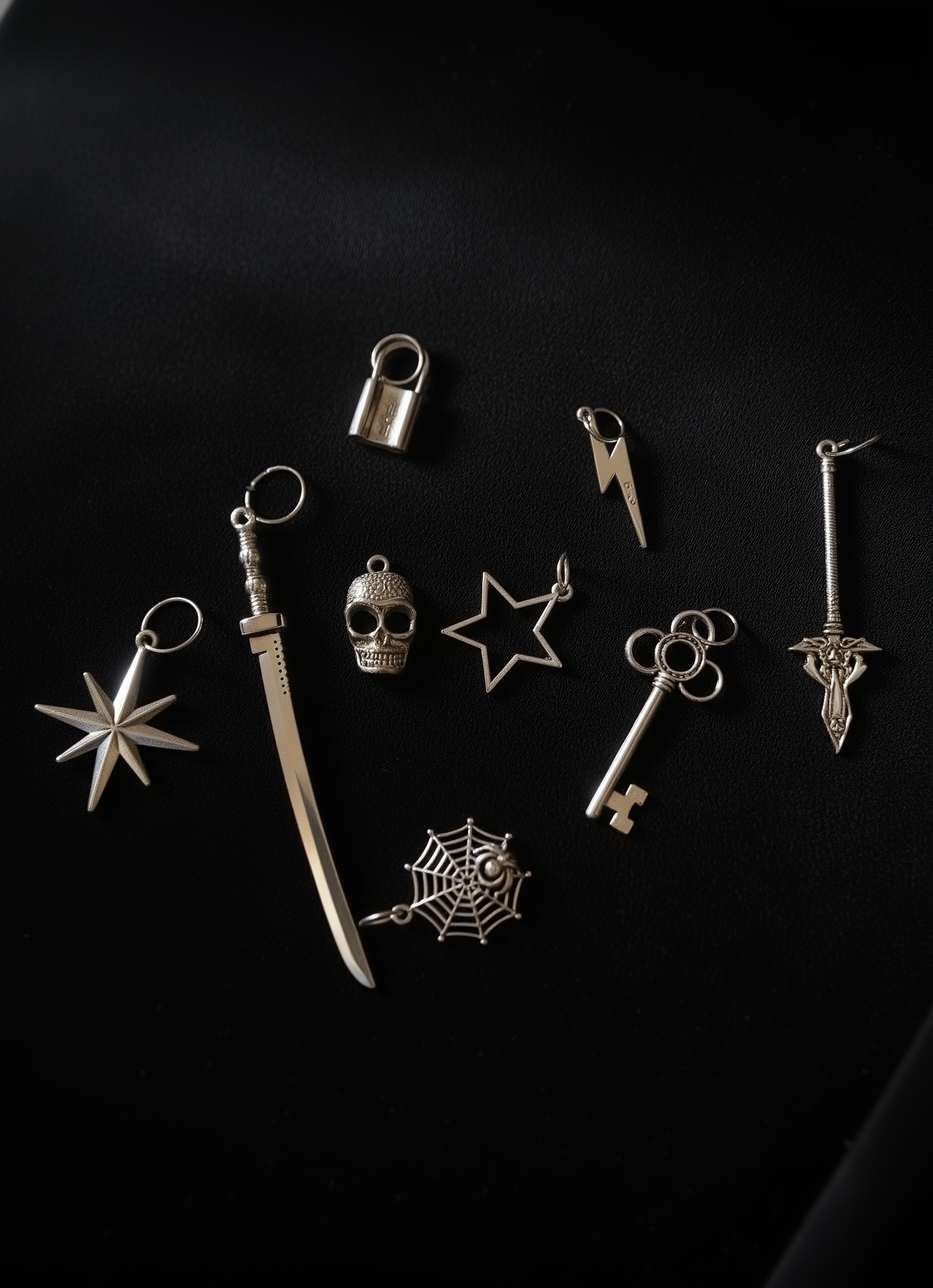 Gothic Black Satin Tie – Limited Edition