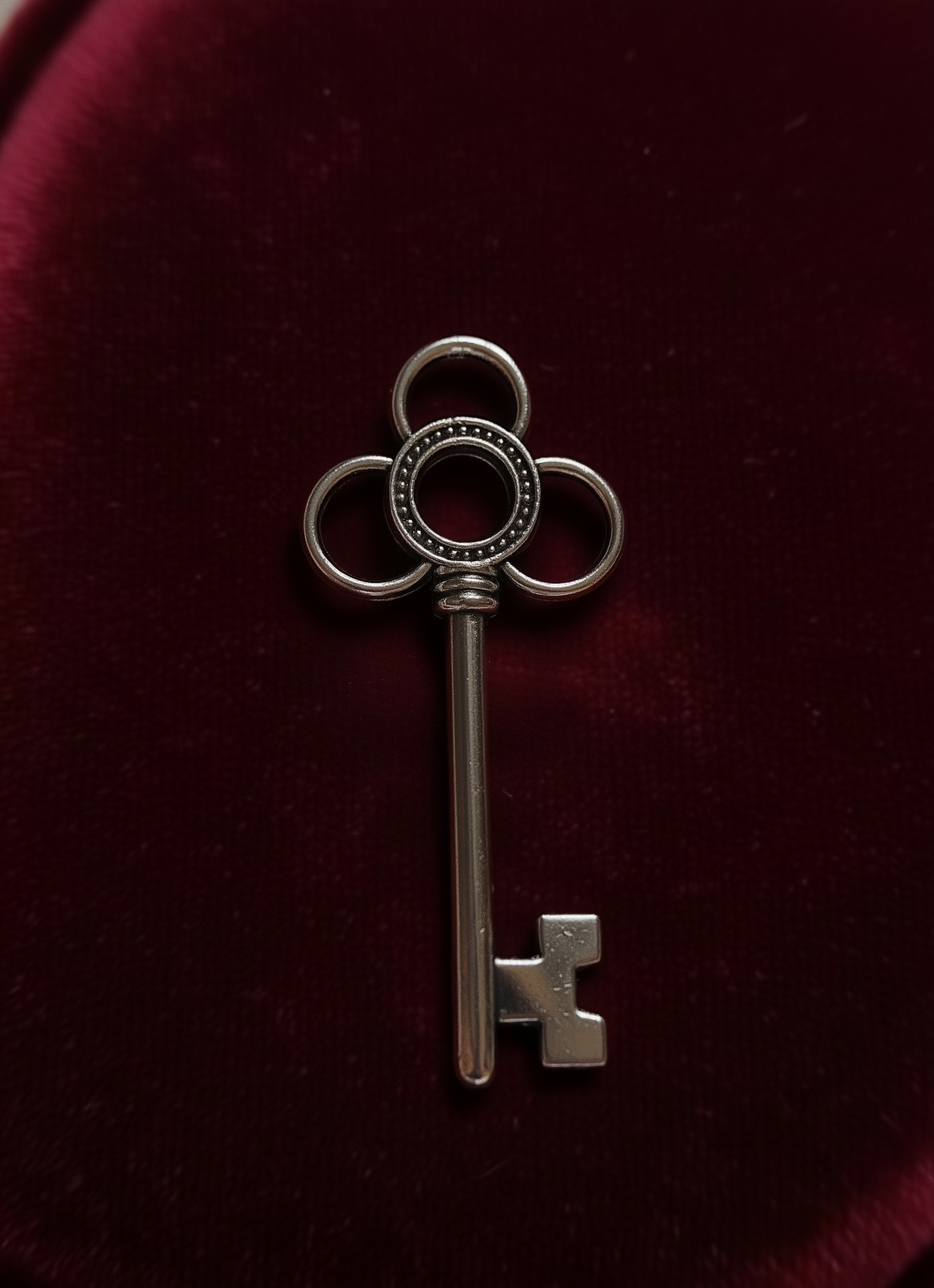 Gothic Burgundy Satin Tie – Limited Edition