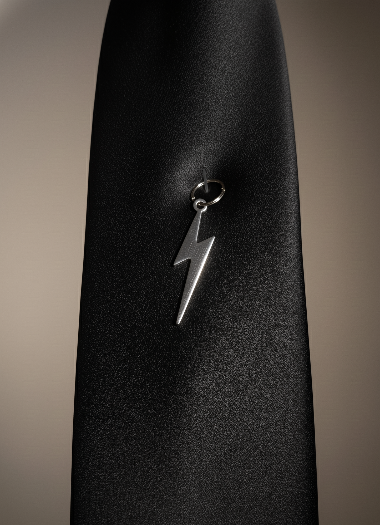 Gothic Black Satin Tie – Limited Edition