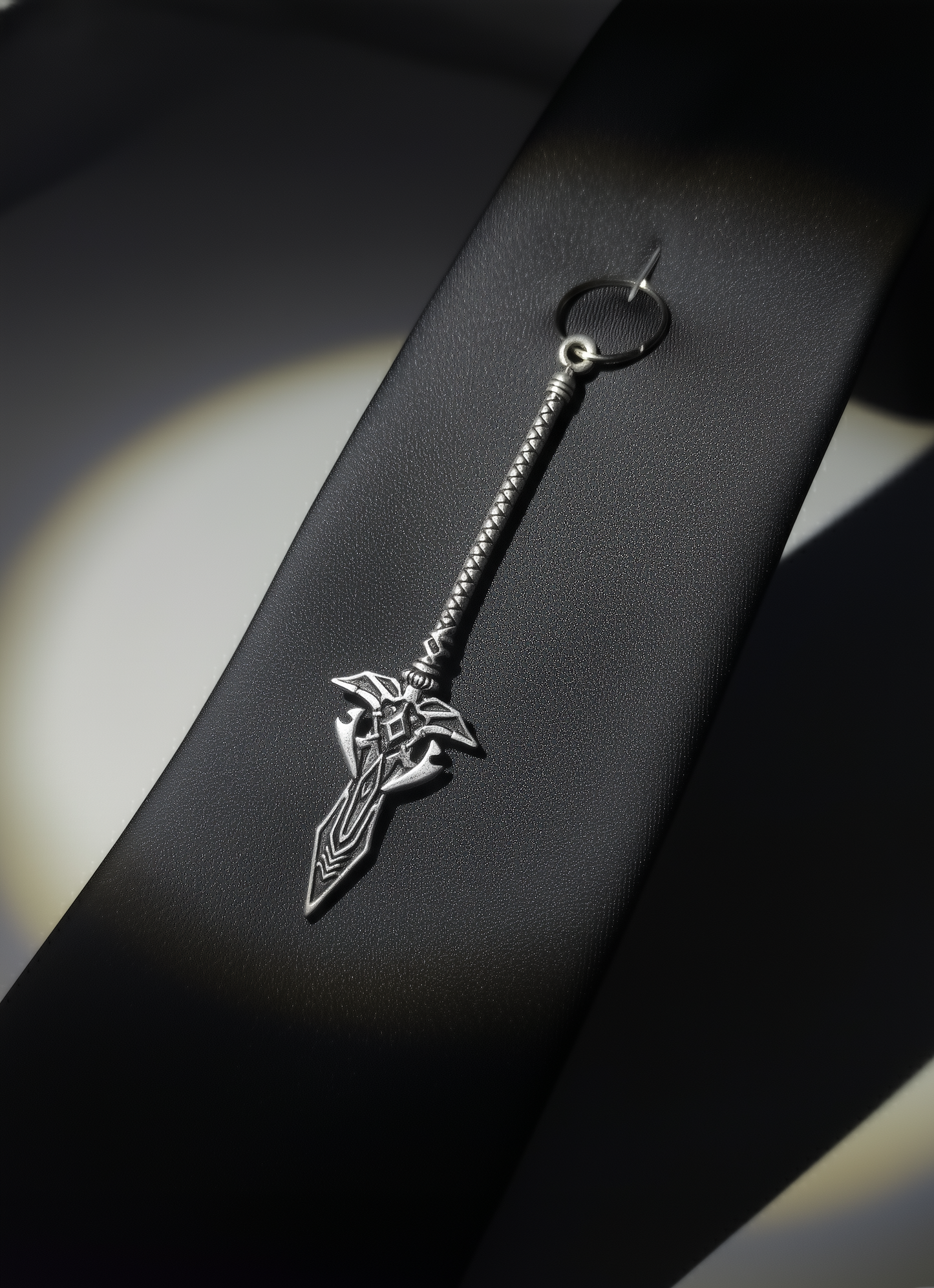 Gothic Black Satin Tie – Limited Edition