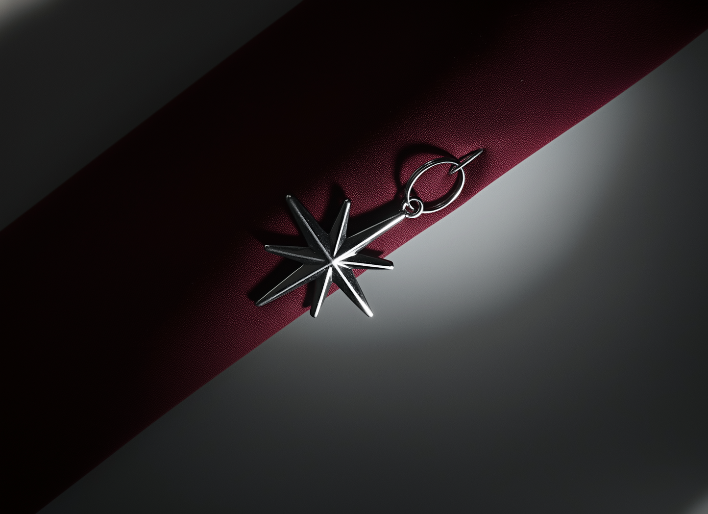 Gothic Burgundy Satin Tie – Limited Edition