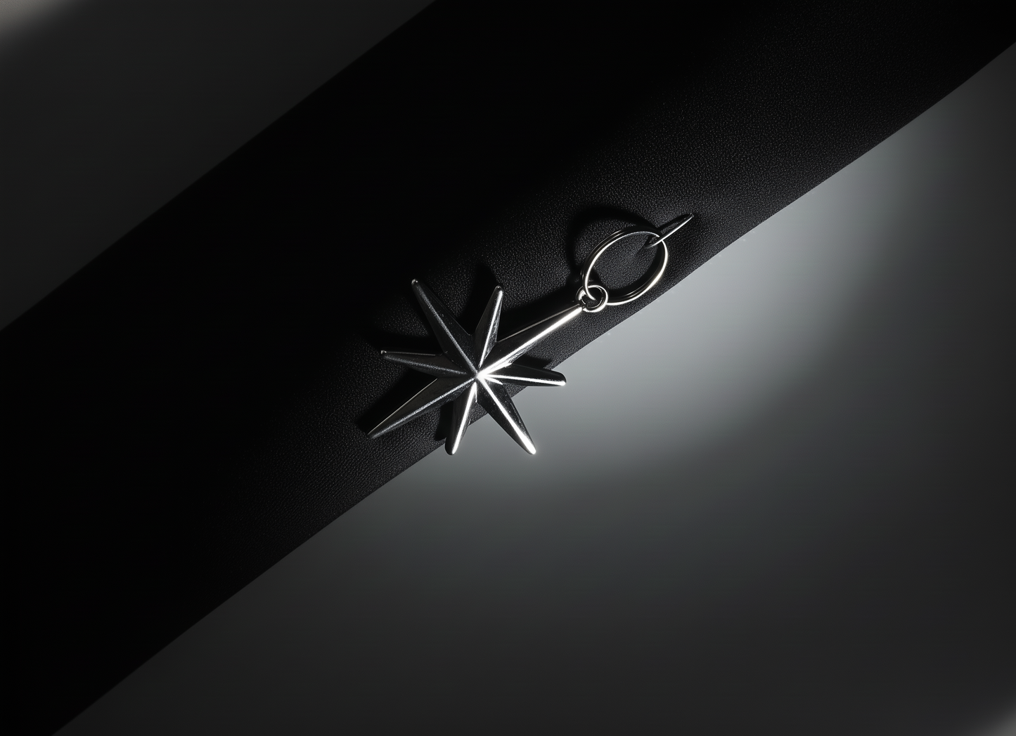 Gothic Black Satin Tie – Limited Edition