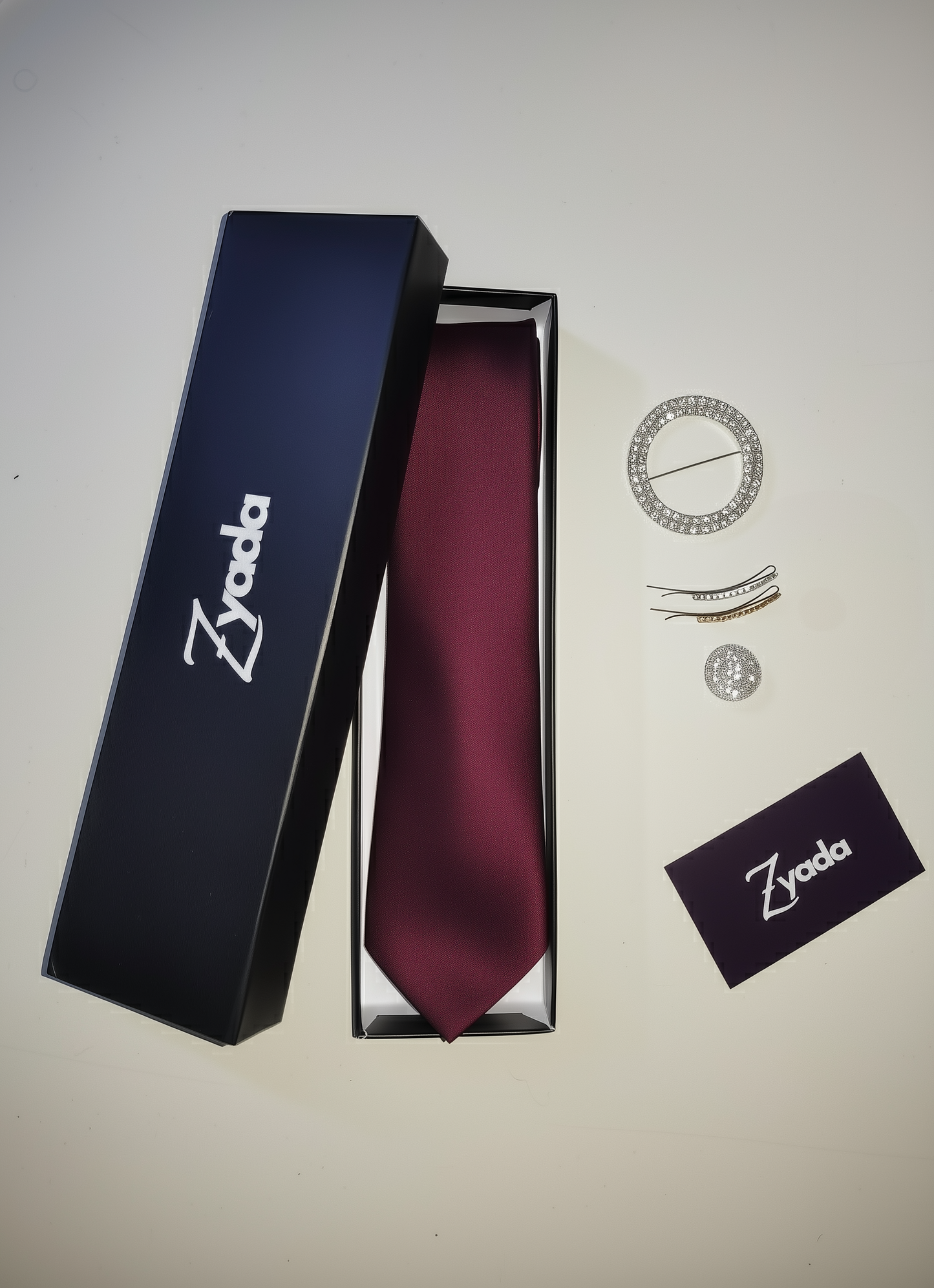Burgundy Luxury Satin Tie – Limited Edition