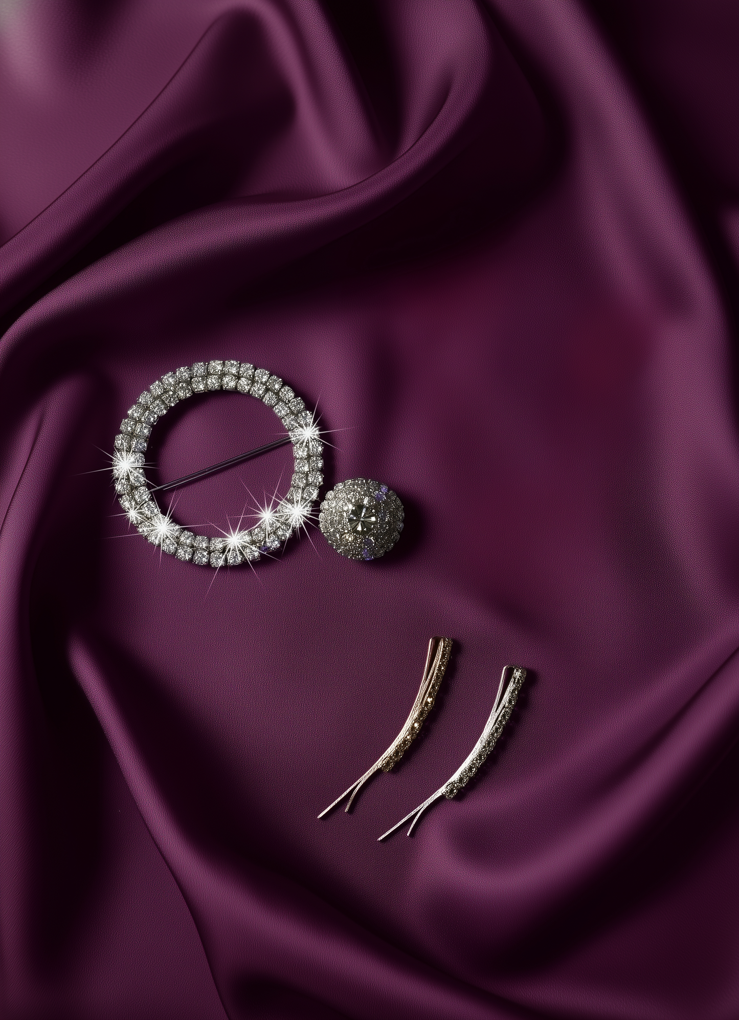 Dark Purple Luxury Satin Tie – Limited Edition